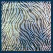 blue tiger print shimmering tichel